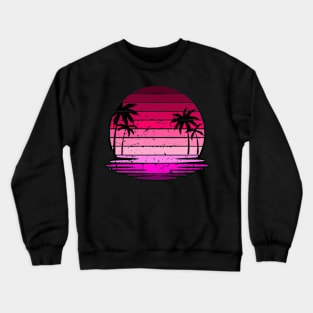 Pink Sunset Crewneck Sweatshirt